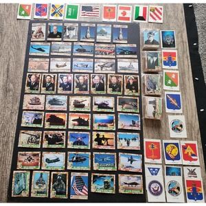 Desert Storm & Desert Storm Pro Set Collection of more than 200 Cards & Stickers